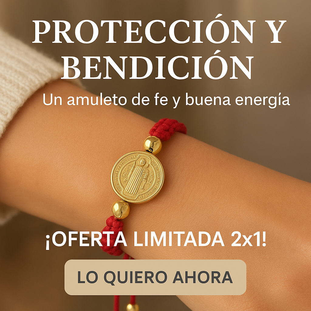 Pulsera San Benito ¡OFERTA LIMITADA 2x1!