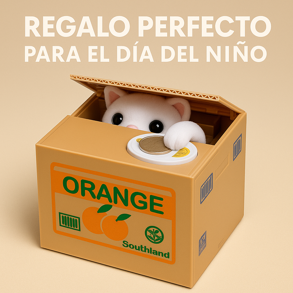 Alcancía de Gato Dìa del Niño