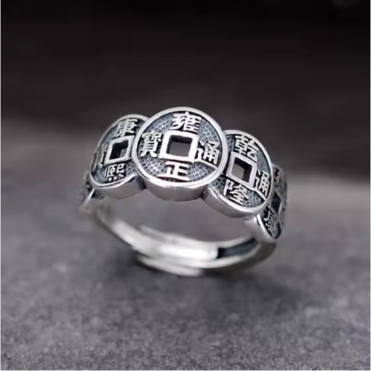 Anillo de la Fortuna de los 5 Emperadores ¡Oferta limitada 2x1!