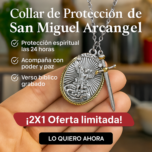 Collar de Protección de San Miguel Arcángel - (Oferta Limitada 2X1)