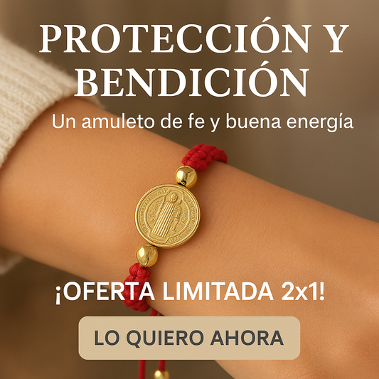 Pulsera San Benito ¡OFERTA LIMITADA 2x1!