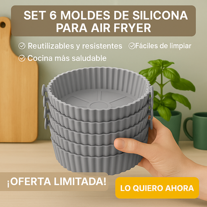 PACK 6X1 Accesorios de Silicona para Cocina – ¡Cocina Fácil, Rápida y Sin Complicaciones!