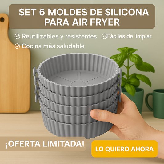 PACK 6X1 Accesorios de Silicona para Cocina – ¡Cocina Fácil, Rápida y Sin Complicaciones!