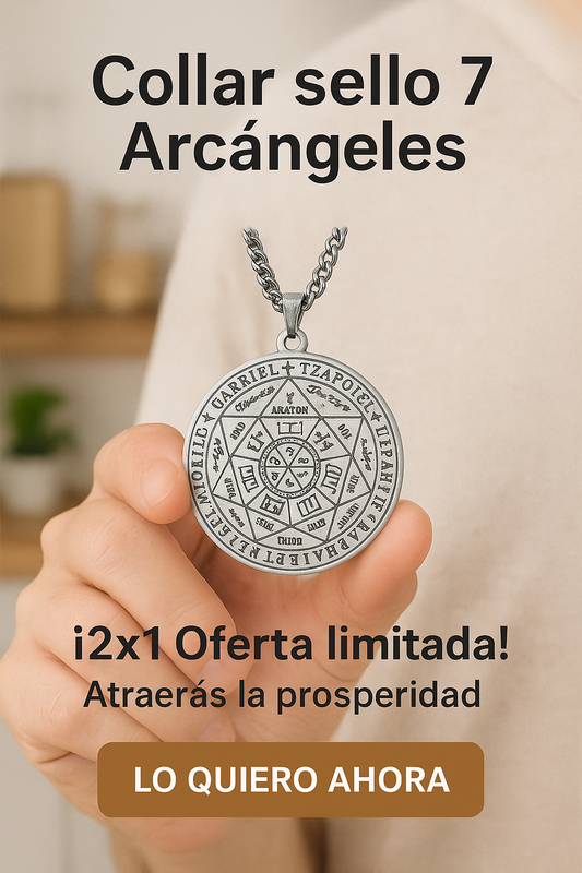 (2x1) COLLAR SELLO 7 ARCÁNGELES™-ATRAERÁS LA PROSPERIDAD
