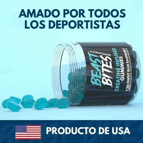 BEAST BITES | Gomitas de Creatina 120 uds